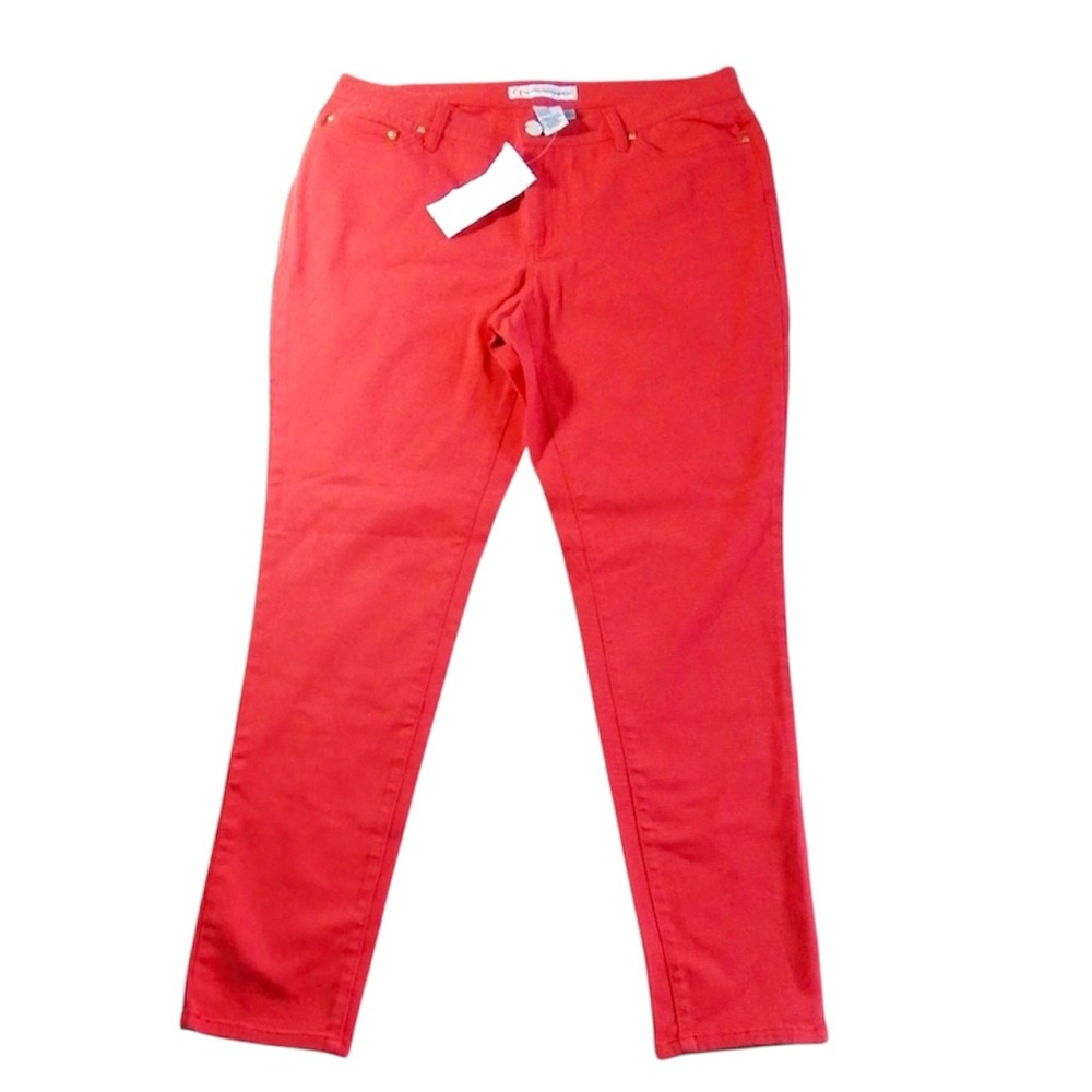 G by Giuliana Rancic tangerine jeans size 16 NWOT